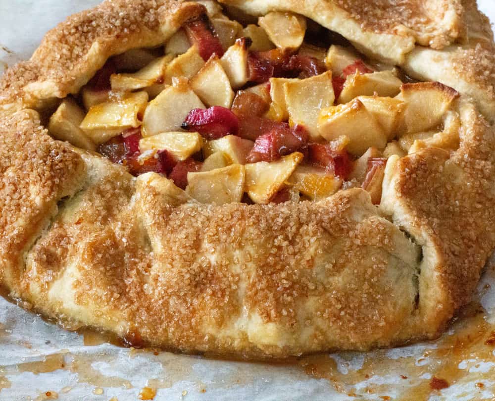 Rhubarb and Apple Tart